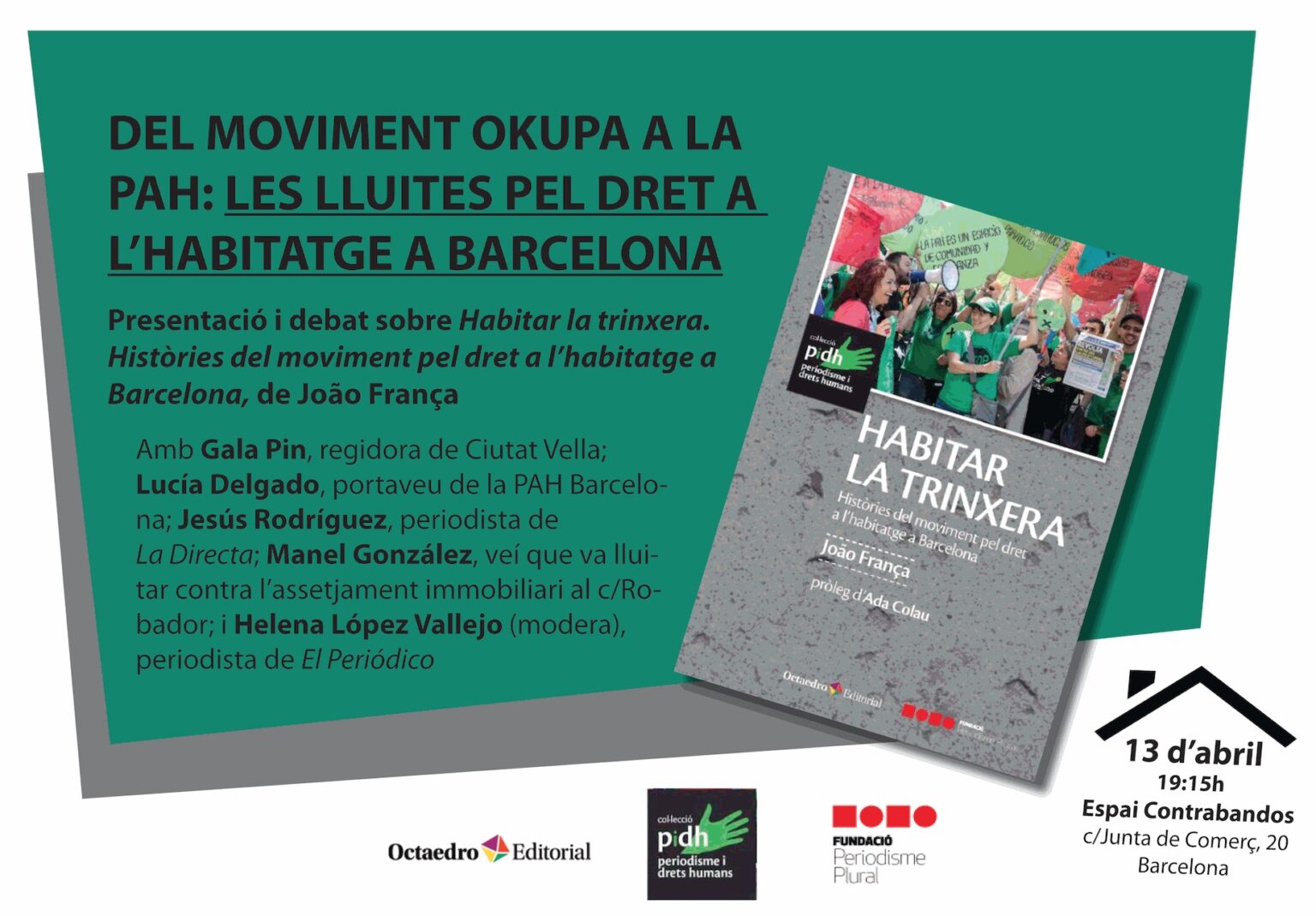 Debate | Del movimiento okupa a la PAH: las luchas por el derecho a la vivienda en Barcelona
