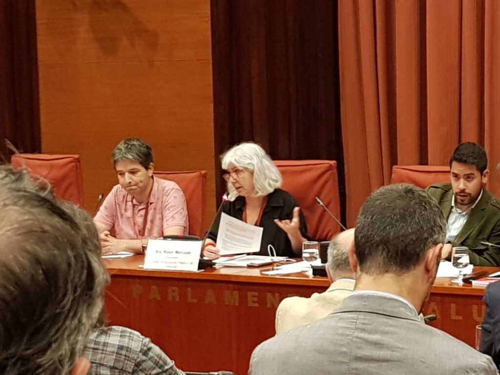 Els professionals de TV3 i Catalunya Ràdio, contra la restitució del ‘model Pujol’ ComiteTV3_Parlament