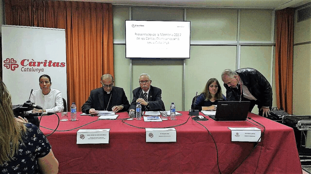 El 19% de las personas en edad laboral que son atendidas por Cáritas en Cataluña tienen trabajo