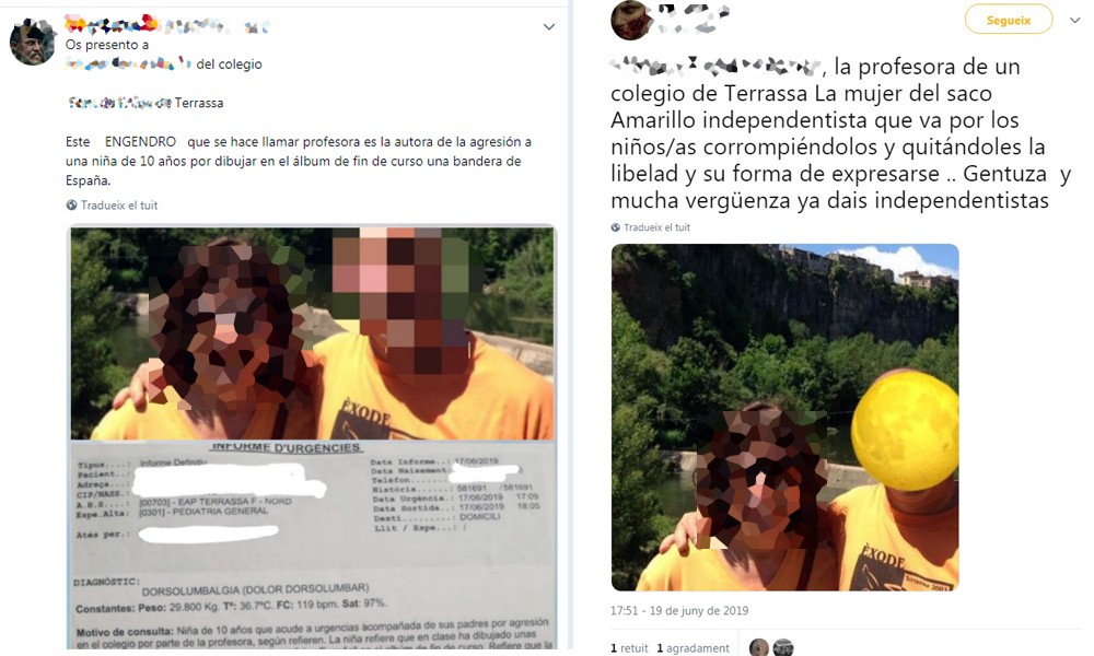 Linxament a una mestra per la suposada agressió a una alumna que va dibuixar una bandera d’Espanya