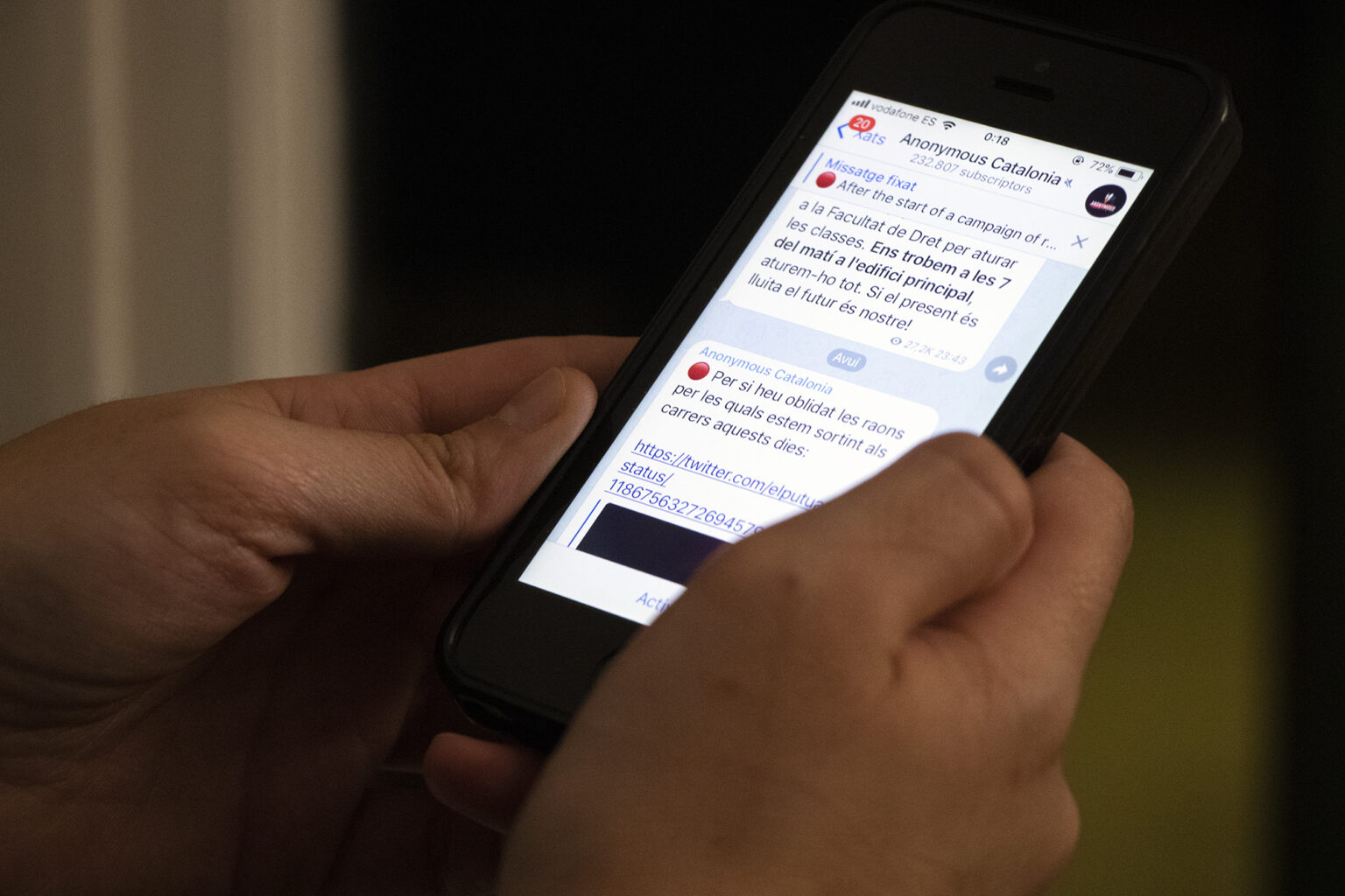 La revolución por Telegram