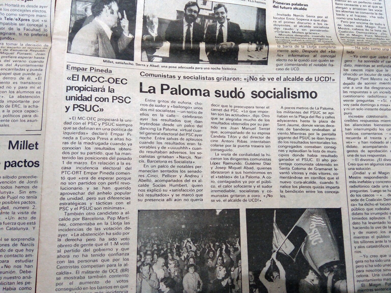 Barcelona 1979: el primer gran pacto entre socialistas y comunistas (y convergents)
