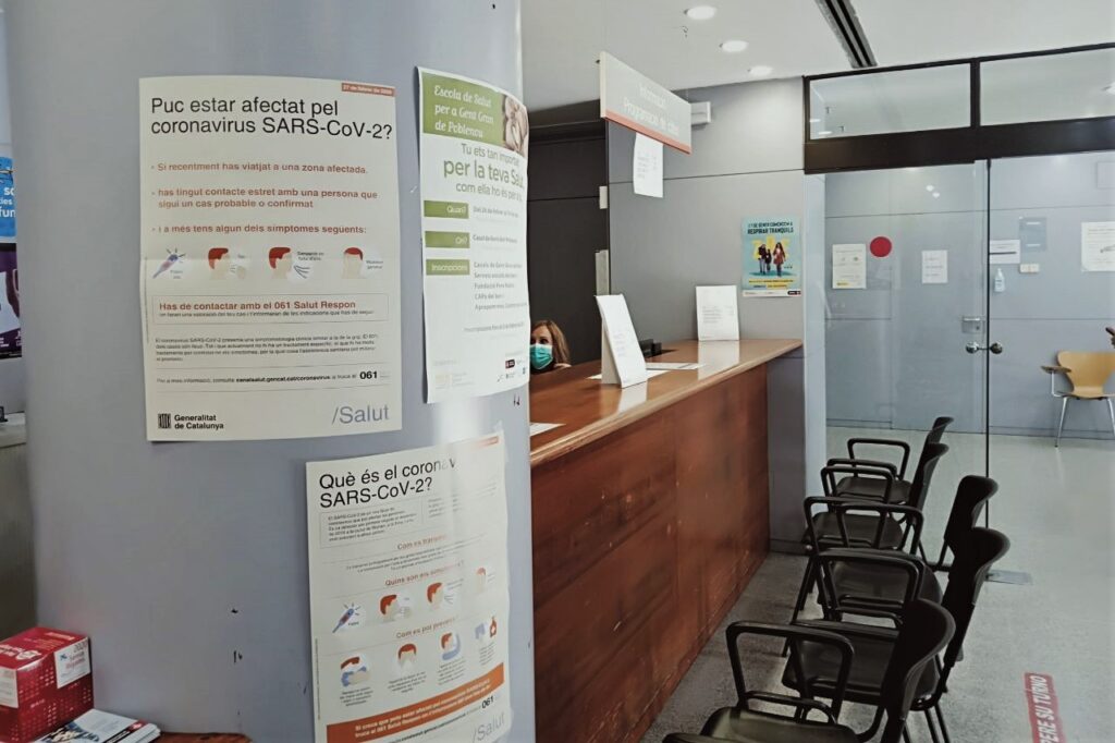 Una mañana en un CAP el primer día de confinamiento por Coronavirus