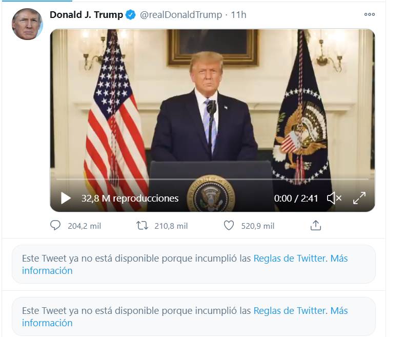 Gracias Twitter, gracias Facebook por dejarnos tener un Trump: We love you!