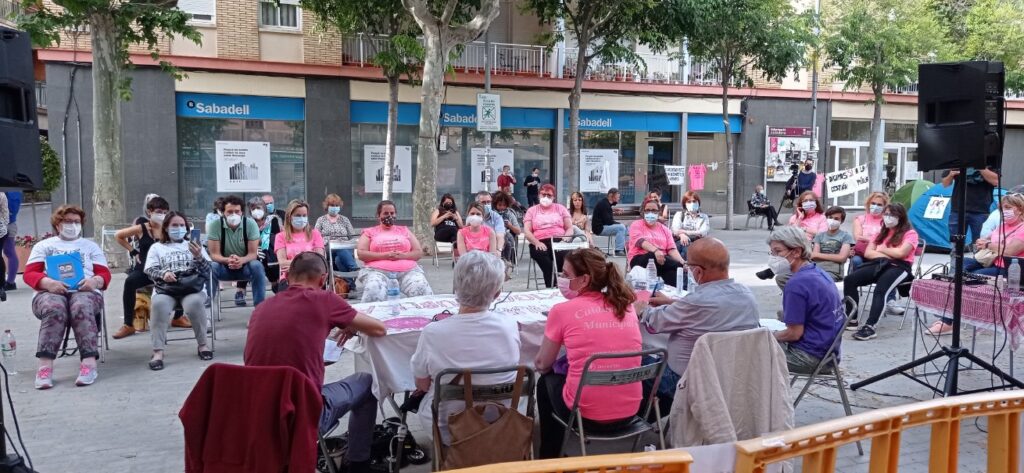 El SAD torna a acampar per la municipalització davant el bloqueig de l’Ajuntament a Sant Feliu