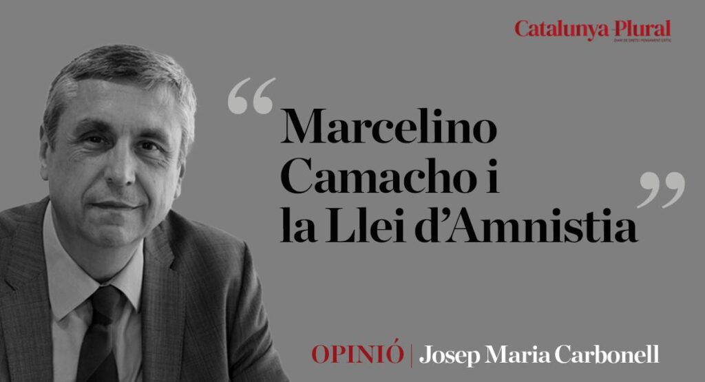 Marcelino Camacho i la Llei d’Amnistia