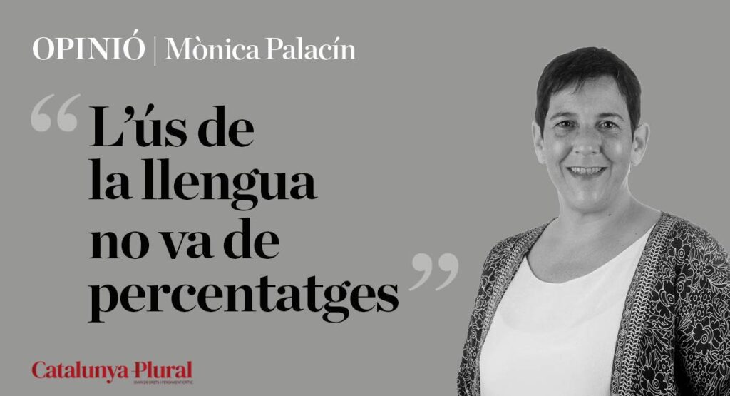 L’ús de la llengua no va de percentatges
