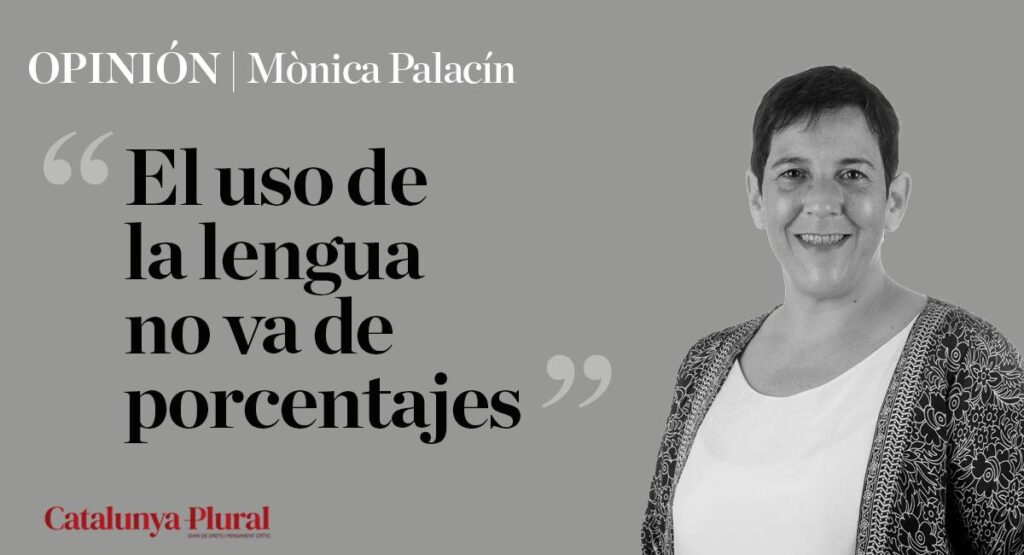 El uso de la lengua no va de porcentajes