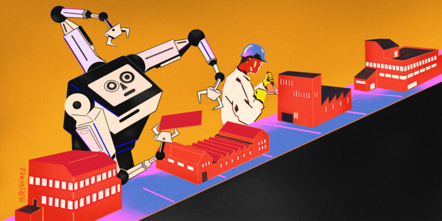 Treballaràs al costat d’un robot