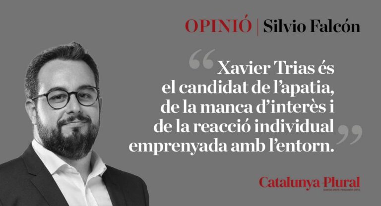 Trias, el candidat apolític