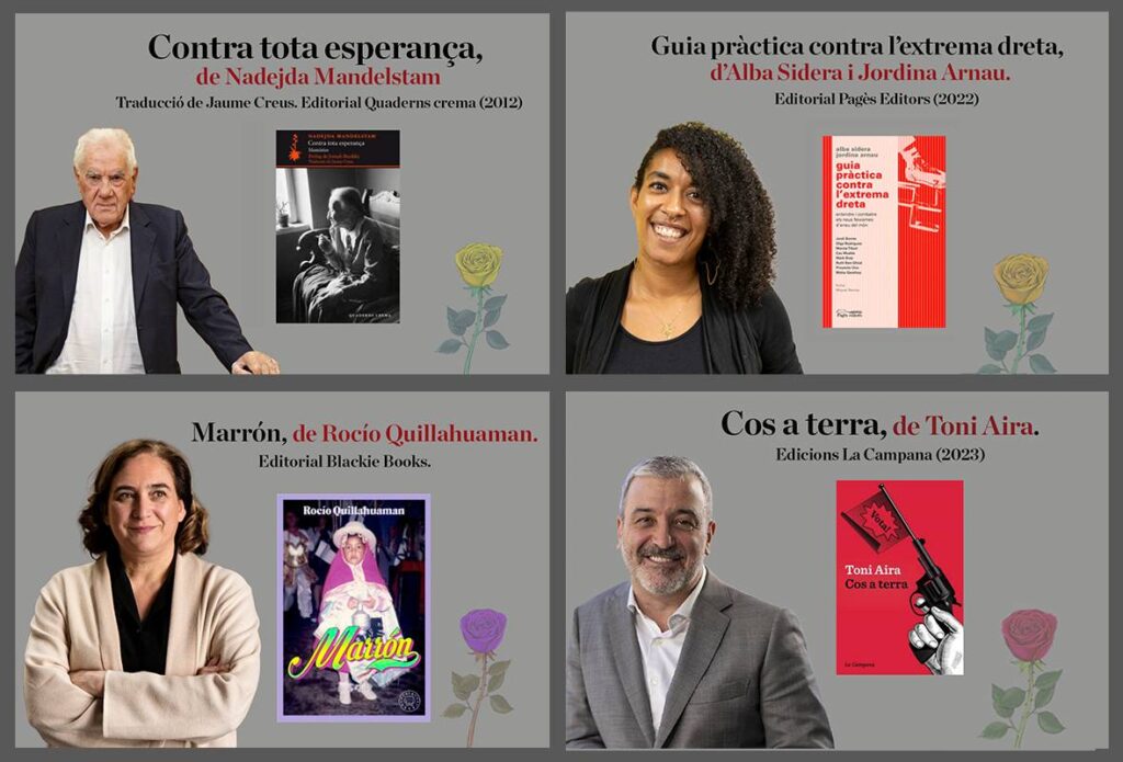 ¿Qué libro recomiendan los candidatos a la alcaldía de Barcelona para la Diada de Sant Jordi?