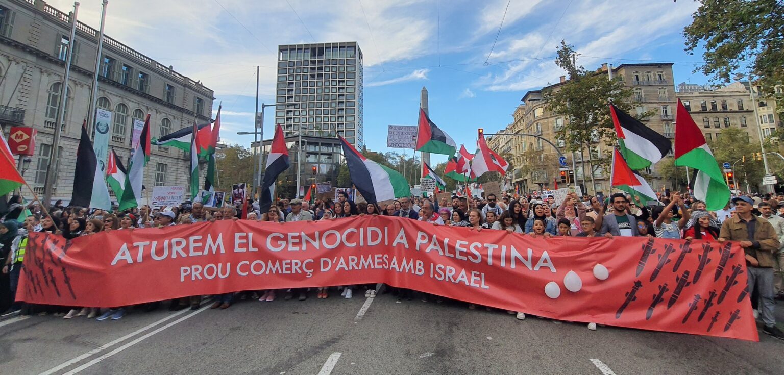 Barcelona contra el genocidios palestino