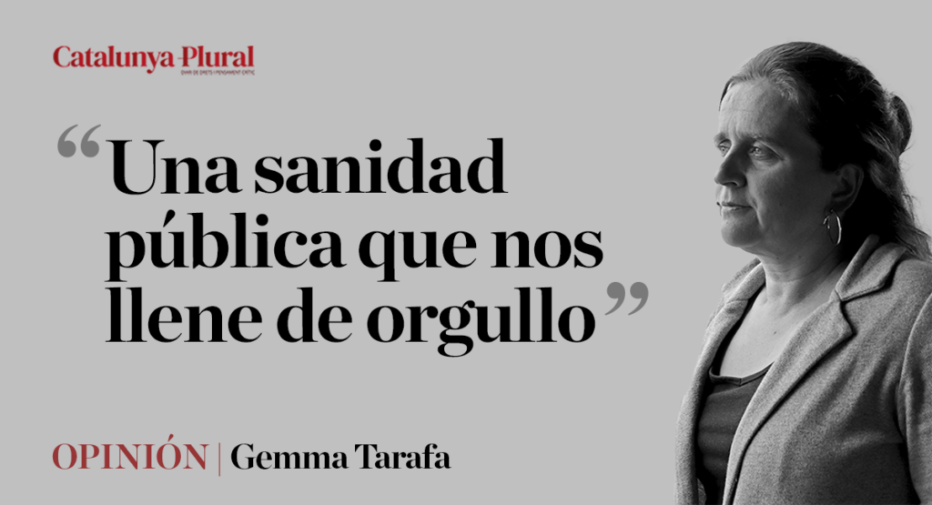 Una sanidad pública que nos llene de orgullo