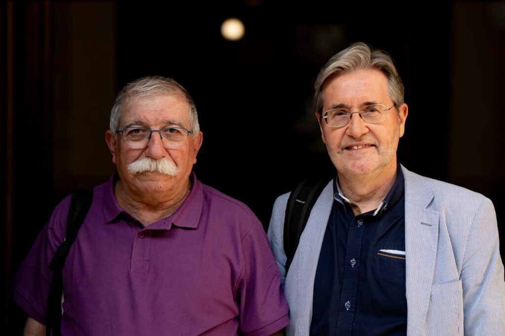 Quim Lázaro y Ricard Aymerich: “Dábamos catalán, juntábamos a niños y niñas y no hacíamos religión”