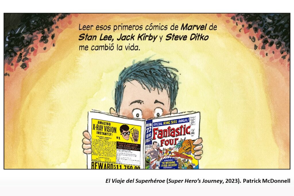 Los superhéroes de Marvel como mentores de los lectores