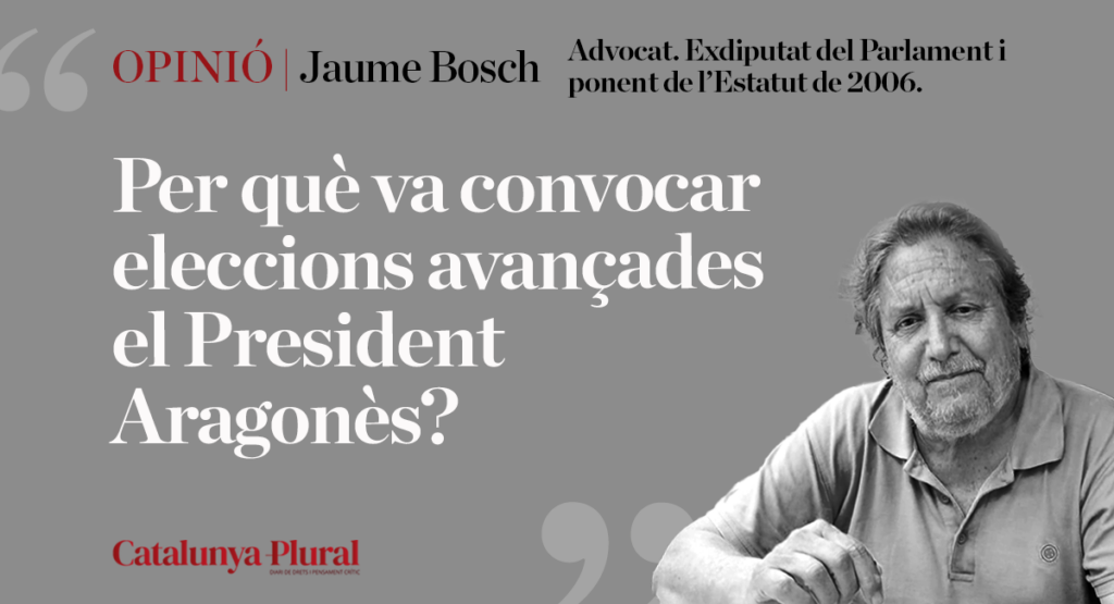 Per què va convocar eleccions avançades el President Aragonès?