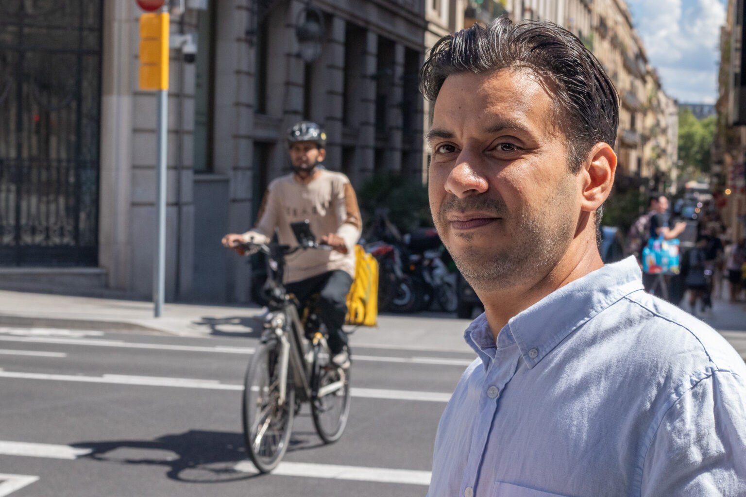 Franz Morales: “No puede ser que a un ‘rider’ que asume todos los riesgos le paguen tres euros por un pedido de noche”