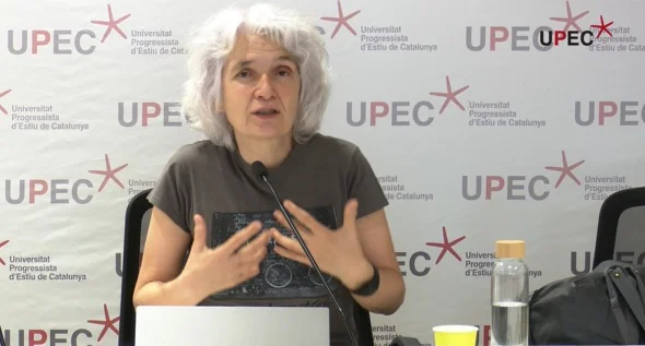 Belén Gopegui clou la UPEC-2025 reflexionant sobre l’alegria com a eina de rebel·lió