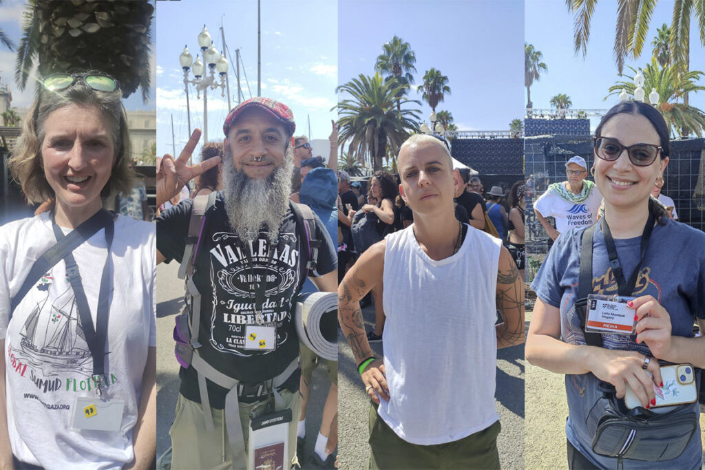 Romper el bloqueo: testimonios desde la flotilla que navega hacia Gaza