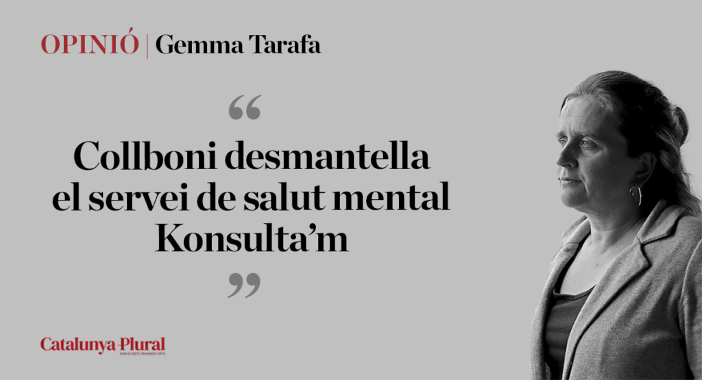 Collboni desmantella el servei de salut mental Konsulta’m