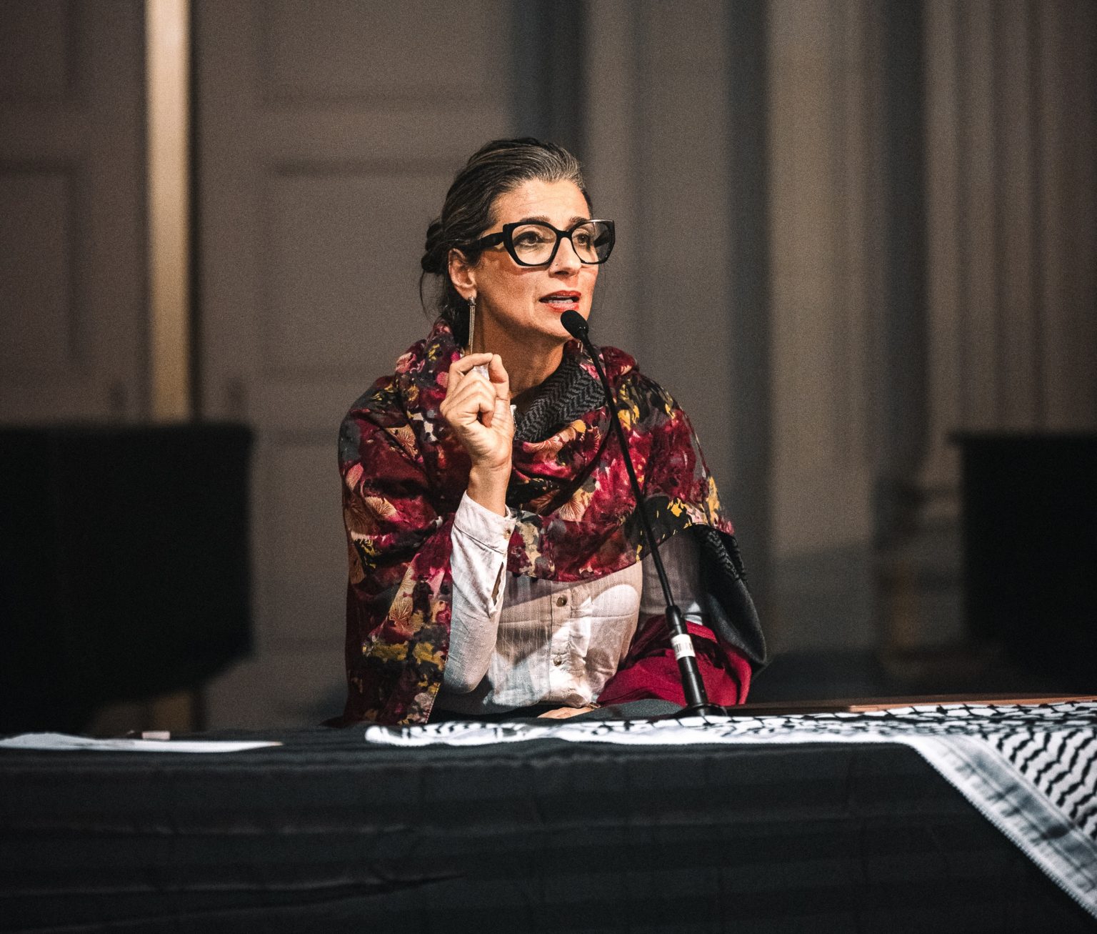 Francesca Albanese. Fotografia cedida per: FAROOQ ZAMIR.